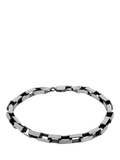 Hoxton London oxidised sterling silver paper chain bracelet 20cm - British product