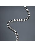 Hoxton London oxidised flat curb chain necklace 51cm, imported from the UK