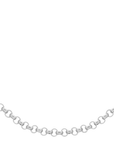 John Lewis Hoxton London Men's Round Belcher Chain Necklace, Silver- Buy online at McGrocer