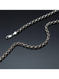 Hoxton London men's round belcher chain necklace 51cm, UK version