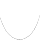 John Lewis Hoxton London Men's Sterling Silver Box Chain Necklace- Buy online at McGrocer