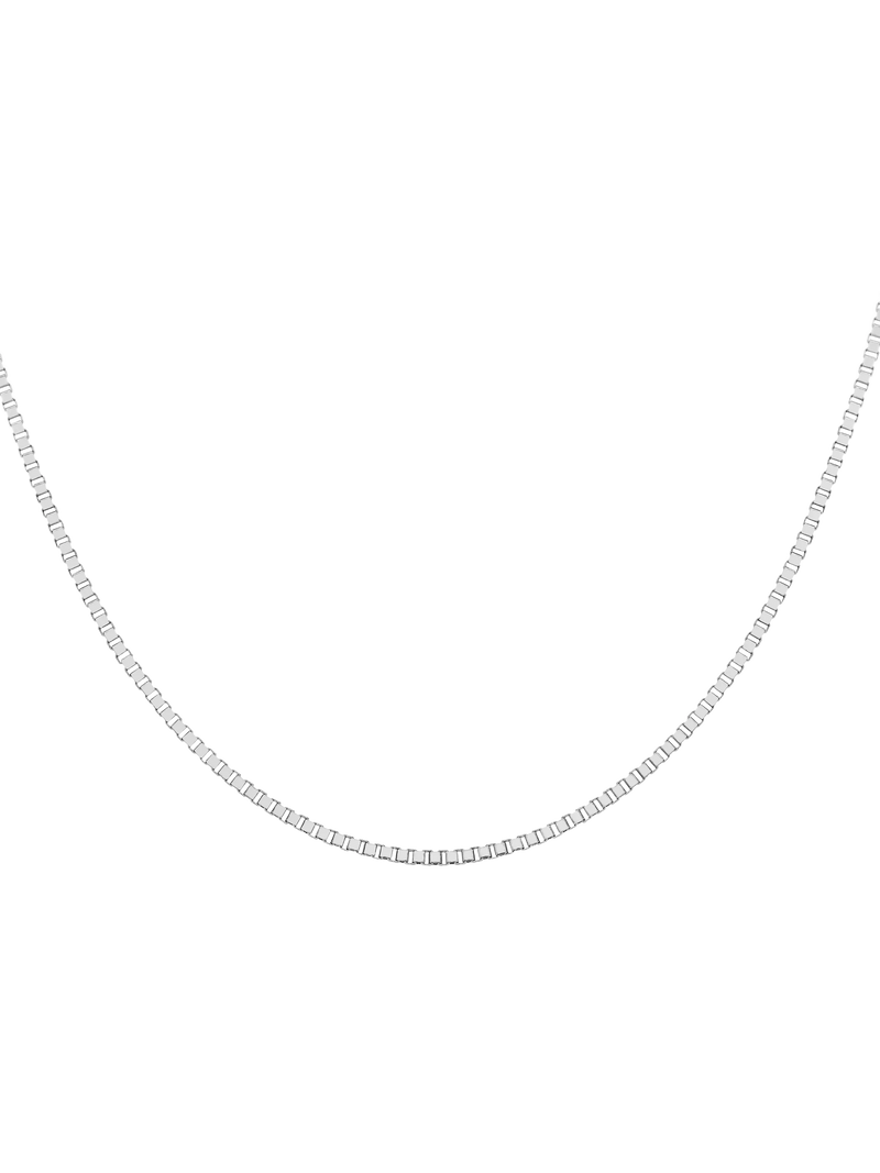Hoxton London sterling silver box chain necklace (British brand)