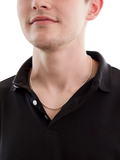 Hoxton London sterling silver box chain necklace (British brand)