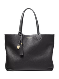 Aspinal of London Hudson Small Grain Milled Pebble Leather Oversized Tote Bag