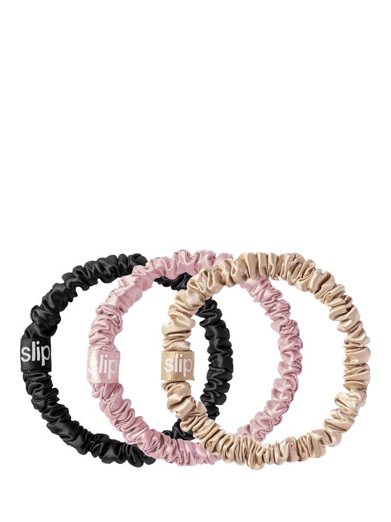 Slip pure silk skinny scrunchies pack of 3 - British product