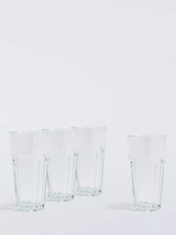 John Lewis Set of Four Clear Glass Bistro Tumblers 430ml- Buy online at McGrocer