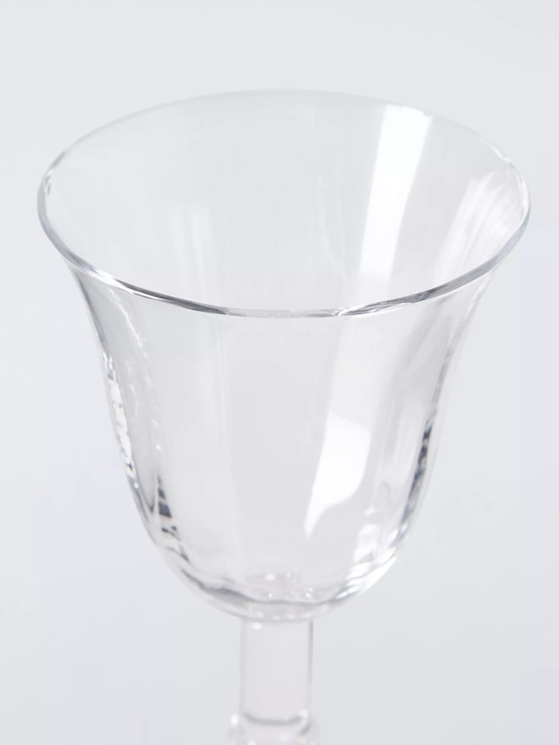 John Lewis vintage wine glass 190ml clear, UK version