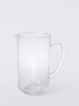 John Lewis John Lewis x Deliciously Ella Hammered Glass Jug 1.37L Clear- Buy online at McGrocer