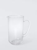 John Lewis hammered glass jug 1.37L clear, imported from the UK