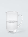 John Lewis hammered glass jug 1.37L clear, imported from the UK