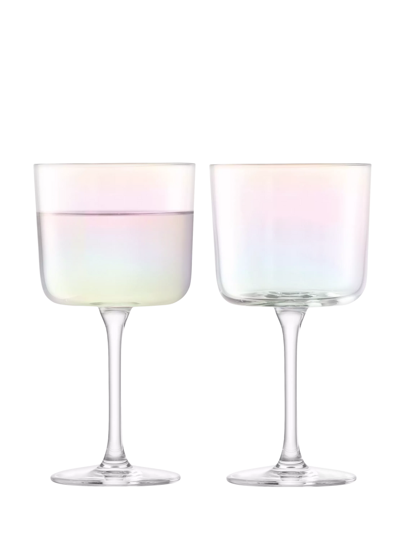 LSA International iridescent wine glasses 250ml - British product