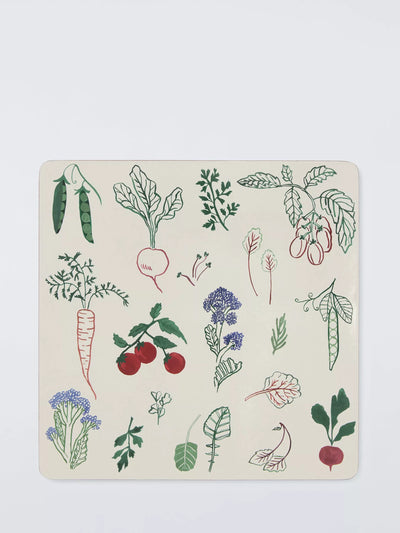 John Lewis John Lewis X Deliciously Ella Cork-Backed Placemat White- Buy online at McGrocer