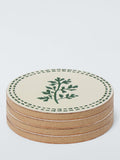John Lewis Ella herb coasters set of 4, imported from the UK