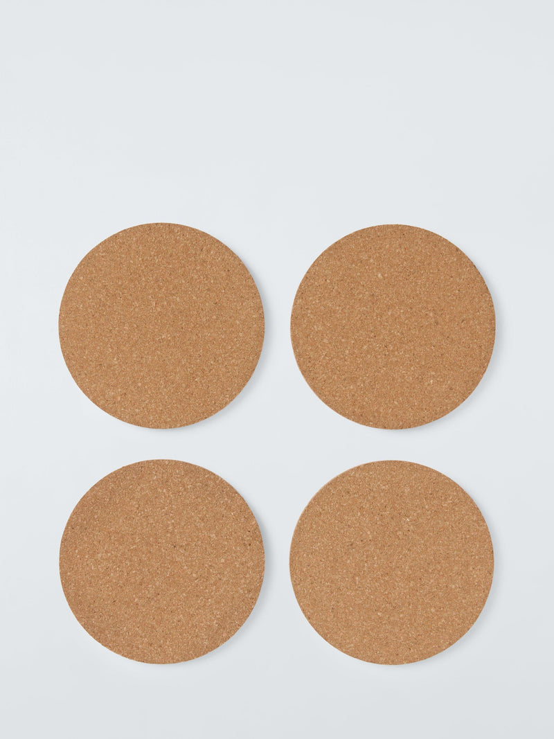 John Lewis natural cork coaster set of 4, UK version