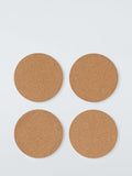 John Lewis natural cork coaster set of 4, UK version