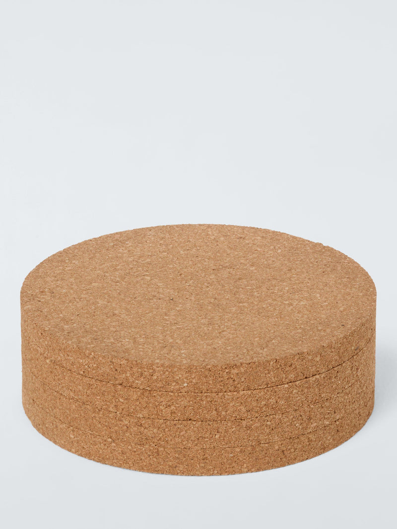 John Lewis natural cork coaster set of 4, UK version