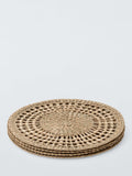 John Lewis woven seagrass round placemats set of 4, UK version