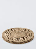 John Lewis woven seagrass round placemats set of 4, UK version