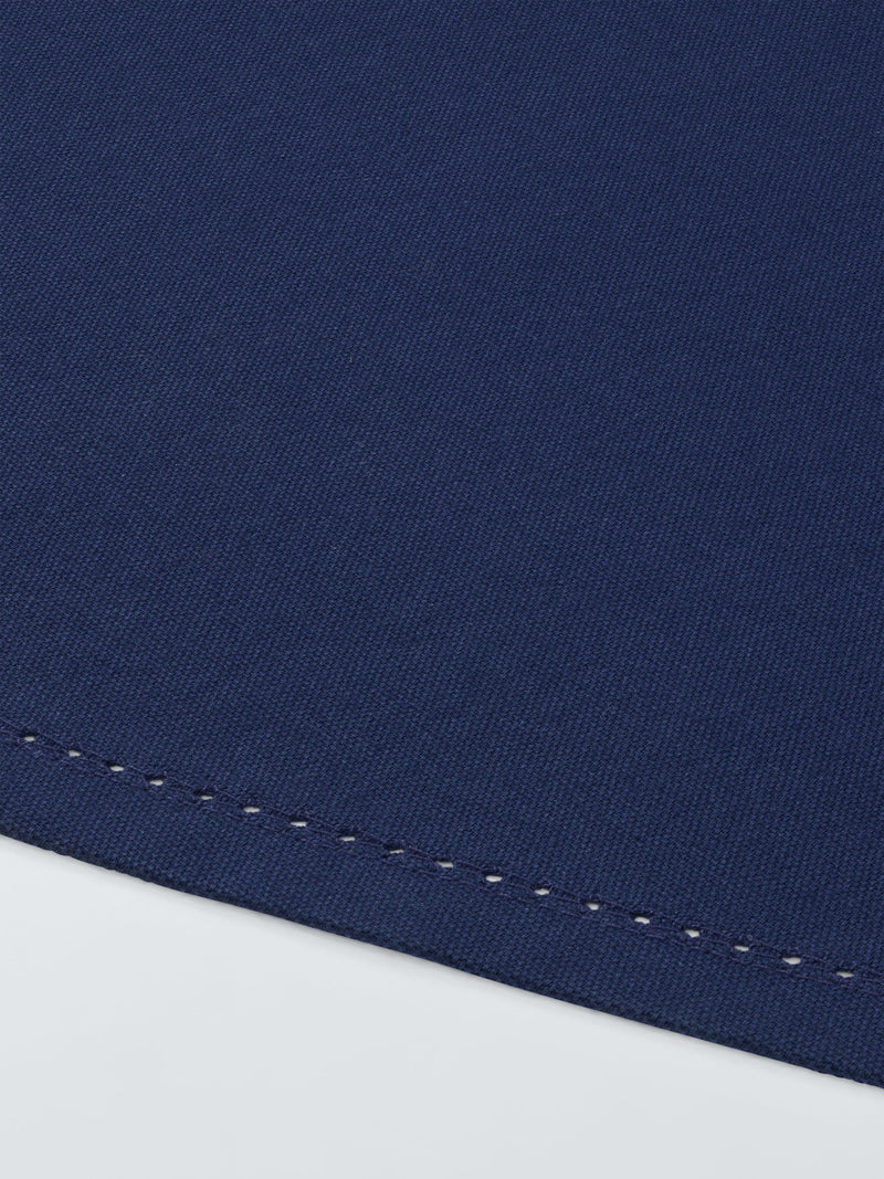 John Lewis Hem Stitch round tablecloth blue 180cm, UK version