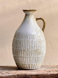 Nkuku large decorative ceramic jug in black (British brand)