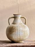 Nkuku Anjuna small decorative ceramic jug in white (British brand)