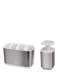 Joseph Joseph white bathroom sink set, imported from the UK