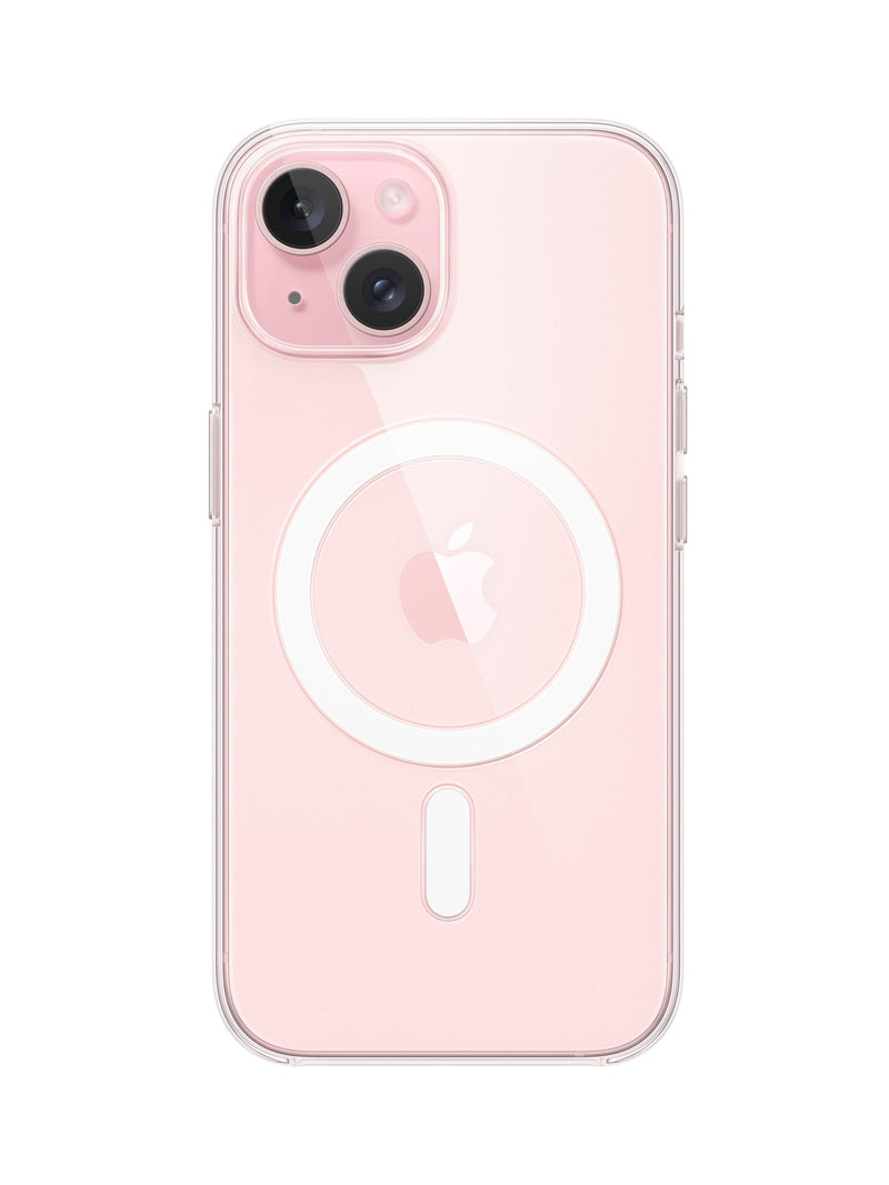 Apple clear case with MagSafe for iPhone 15, UK version