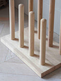 Garden Trading natural oak Hambledon welly boot stand, UK version