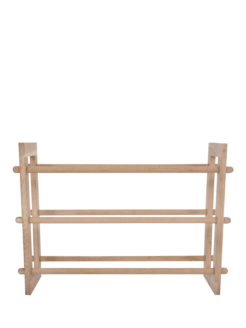 Garden Trading Hambledon oak wood shoe rack, UK version