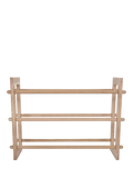 Garden Trading Hambledon oak wood shoe rack, UK version