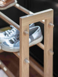 Garden Trading Hambledon oak wood shoe rack, UK version