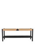 Garden Trading Longworth hallway bench oak wood twisted papercord (British brand)