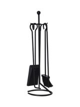 John Lewis Garden Trading Fire Place Tool Set 4 Piece Black- Buy online at McGrocer