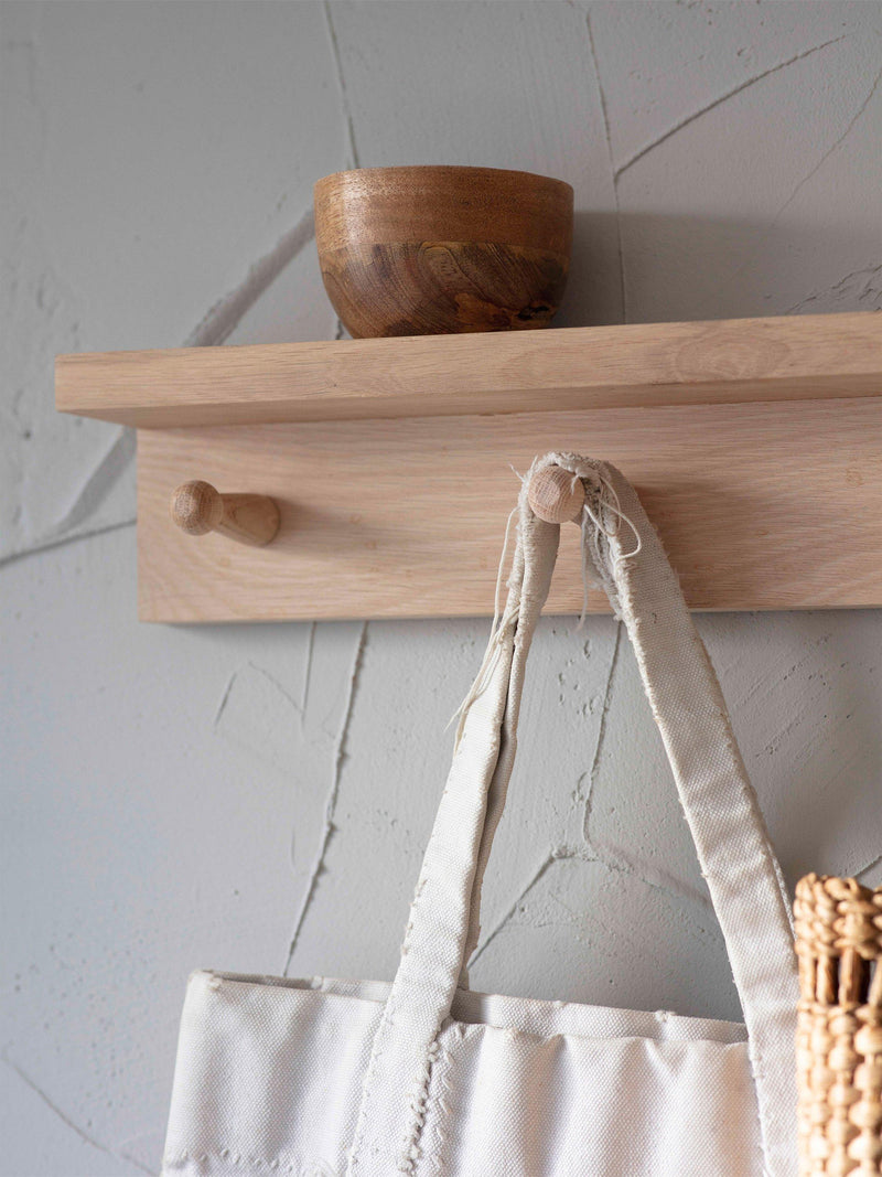 Garden Trading Hambledon peg shelf natural - British product