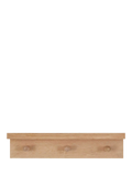 Garden Trading oak wood shelf with 3 pegs 40cm (British brand)
