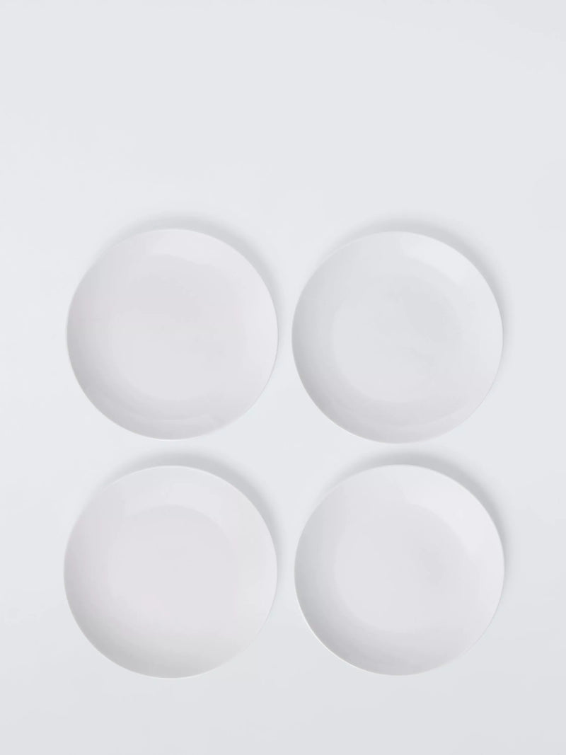 John Lewis porcelain coupe side plates set of 4 - British product