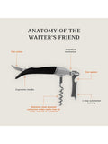 Le Creuset waiter's friend corkscrew shiny black (British brand)