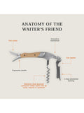 Le Creuset waiter's friend corkscrew oak wood handle, imported from the UK