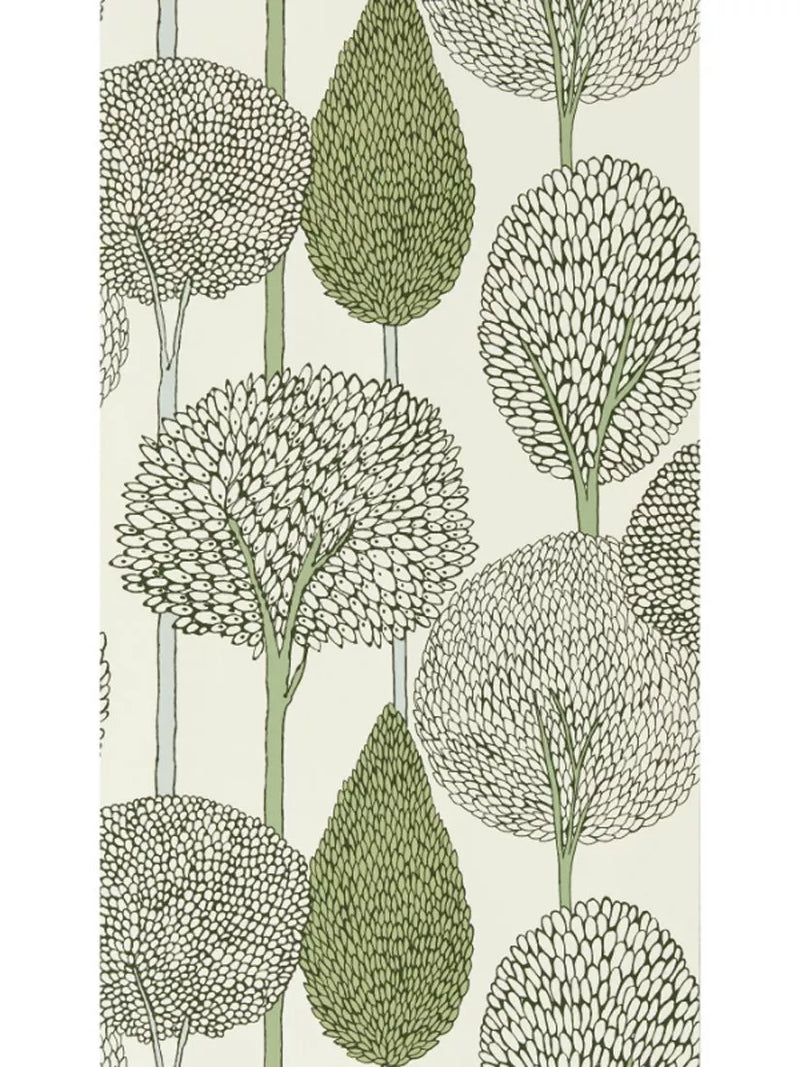 Harlequin Silhouette wallpaper featuring tree line design, UK version
