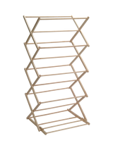 John Lewis Garden Trading Folding Clothes Horse Natural Clothes Drying Rack- Buy online at McGrocer