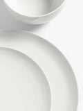 John Lewis dinnerware set 12 piece white, imported from the UK