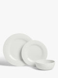 John Lewis Dine Rim Porcelain dinnerware set 12 piece, UK version