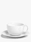 John Lewis Dine porcelain cappuccino cups white 350ml set, UK version