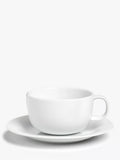 John Lewis Dine porcelain cappuccino cups white 350ml set, UK version