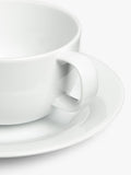 John Lewis Dine porcelain cappuccino cups white 350ml set, UK version