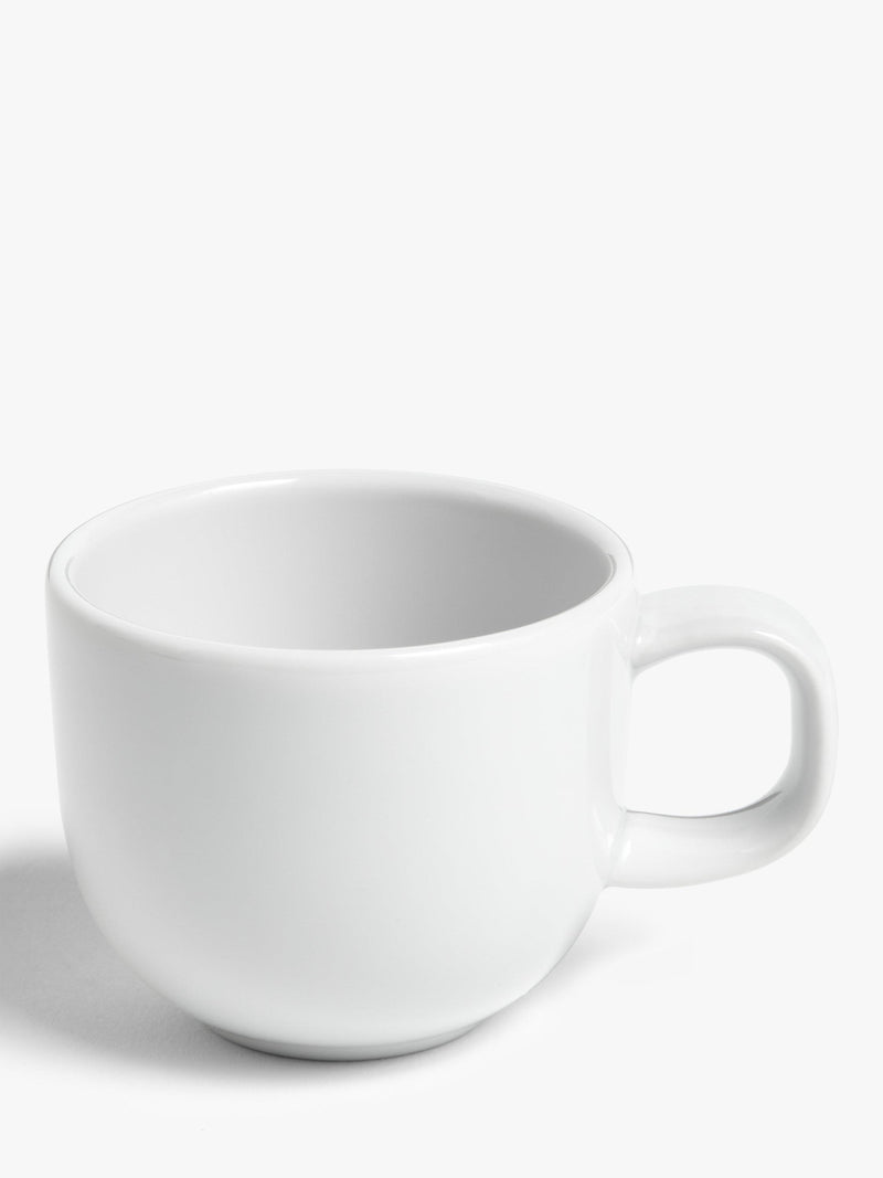 John Lewis porcelain espresso cup set of 2 80ml white, UK version