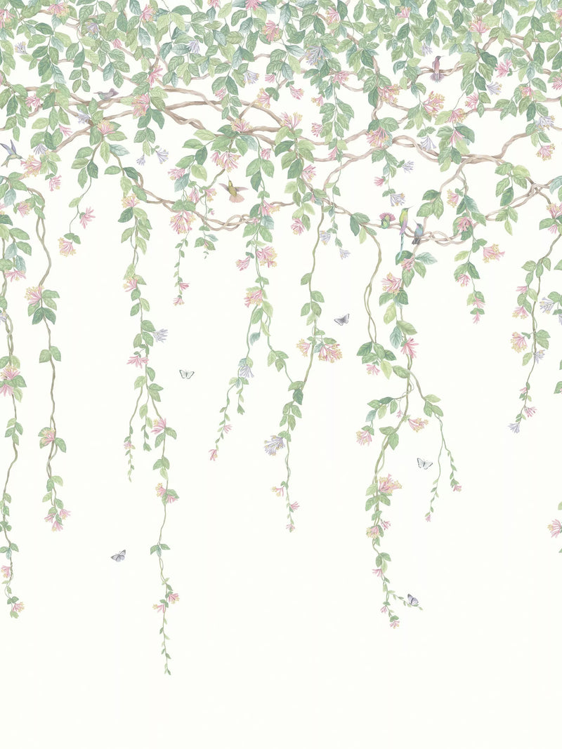 Cole & Son Kolibris Flora Tapetenpaneel 2,1 m, britische Version