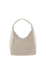 John Lewis Apatchy London Henry Suede & Leather Hobo Bag- Buy online at McGrocer