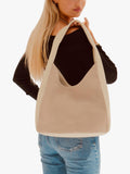 Apatchy London Henry suede and leather hobo bag - British product