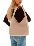 Apatchy London Henry suede and leather hobo bag - British product